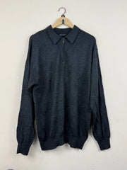 Secondhand Branded Men's Jumpers & Sweaters by Enzo lorenzo, DarkGray Polyester fabric, Premium condition, for Men - Online Thrift Shop Karachi Pakistan