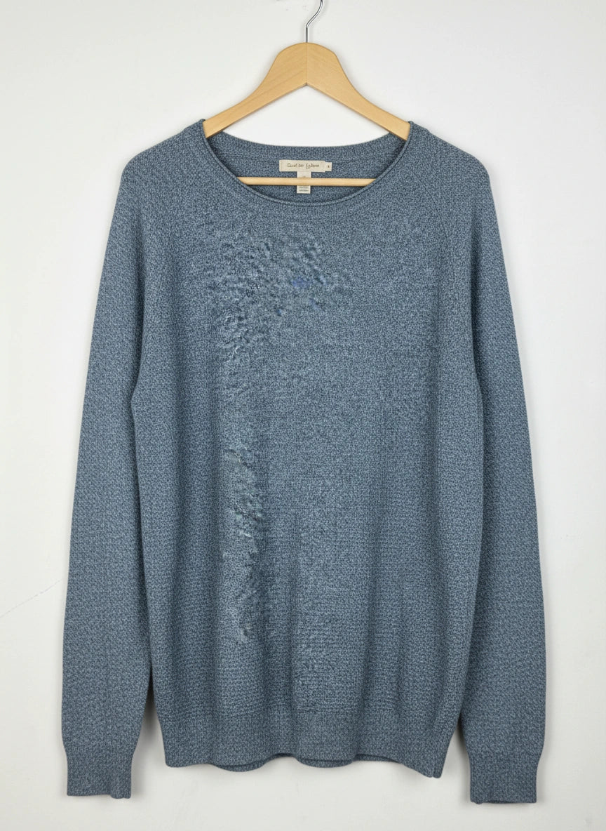 UK Imported secondhand Men's Jumpers & Sweaters - George brand, Gray Cotton, Premium condition, for Men Sweaters - Online Thrift Store Islamabad Pakistan