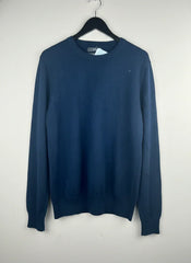Preloved Premium Men's Jumpers & Sweaters by M&S, DarkBlue Cotton for Men Sweaters - OTS Thrift Shop Peshawar Pakistan