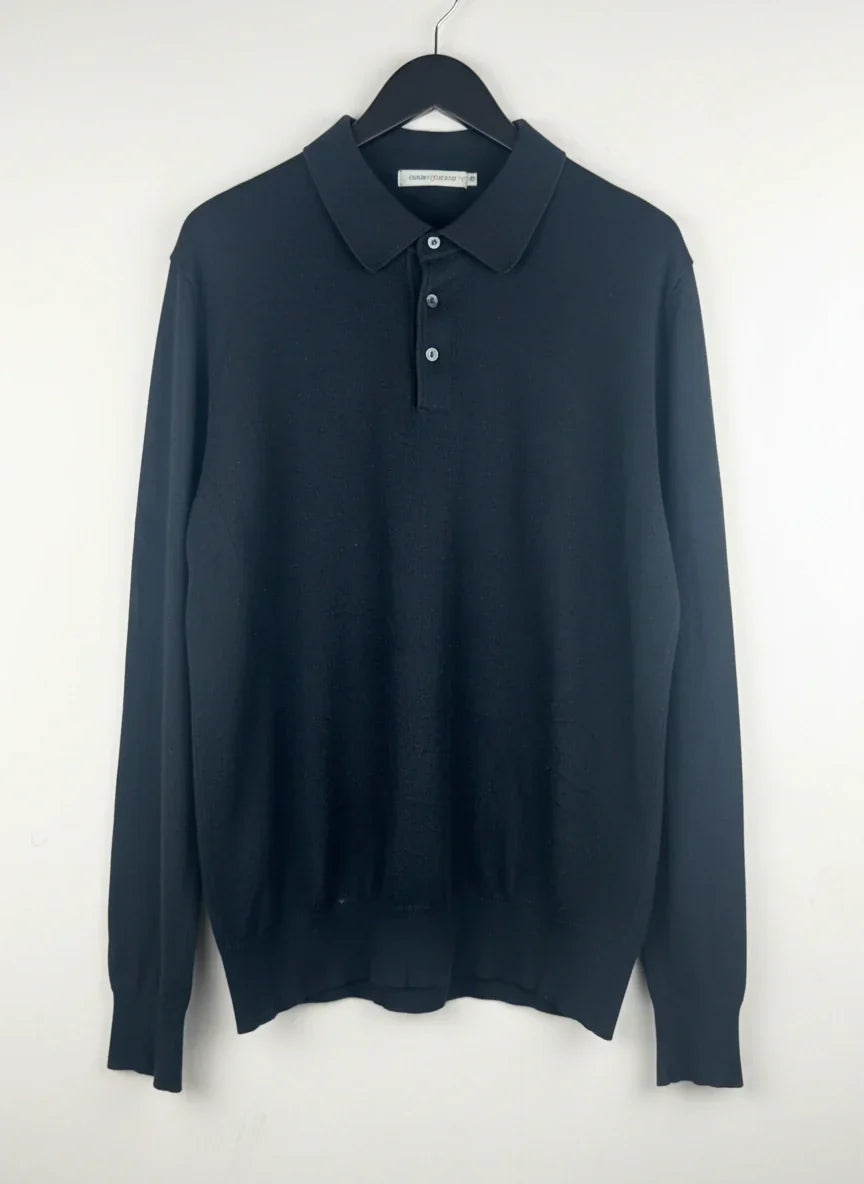 Men's Jumpers & Sweaters | Gran sasso | Preloved Branded | Black Cotton | Premium | OTS Thrift Store Lahore Pakistan