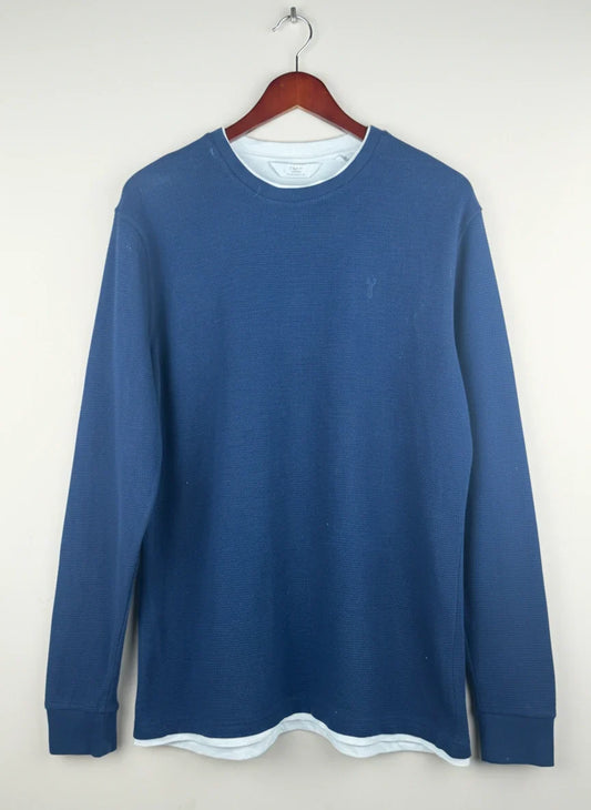 Preloved Premium Plus Men's Jumpers & Sweaters by Next, Blue Cotton for Men Sweaters - OTS Thrift Shop Islamabad Pakistan
