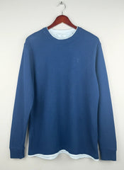 Preloved Premium Plus Men's Jumpers & Sweaters by Next, Blue Cotton for Men Sweaters - OTS Thrift Shop Islamabad Pakistan