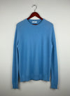Shop Good Men's Jumpers & Sweaters by Sandro | Preloved Branded Clothes | SkyBlue Cotton | Men Sweaters | OTS Thrift Store Karachi Pakistan