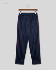 UK Imported secondhand Men Sports Trousers - CUT LABEL brand, Blue Polyester, Premium condition, for MENS - Online Thrift Store Peshawar Pakistan