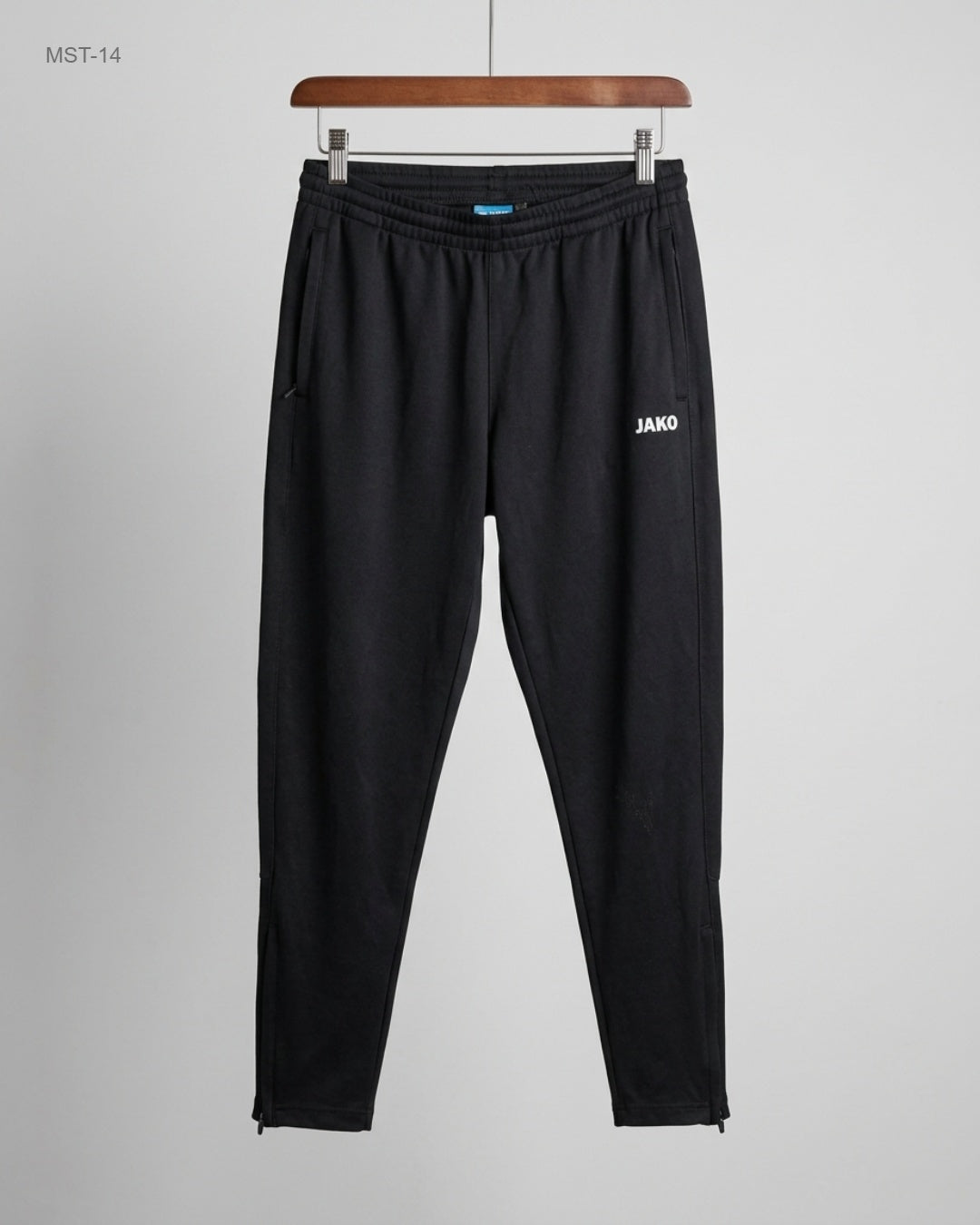 Secondhand Branded Men Sports Trousers by JAKO, Black Polyester fabric, Excellent condition, for MENS - Online Thrift Shop Islamabad Pakistan