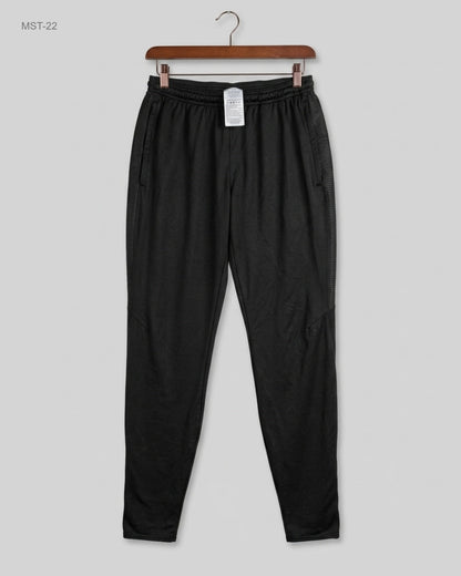 Shop Premium Men Sports Trousers by NIKE | Preloved Branded Clothes | Black Polyester | MENS | OTS Thrift Store Karachi Pakistan