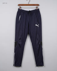 Secondhand Branded Men Sports Trousers by Puma, Blue Polyester fabric, Excellent condition, for MENS - Online Thrift Shop Karachi Pakistan