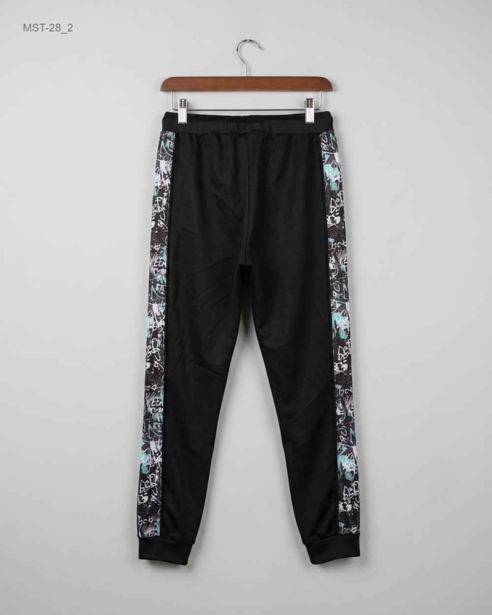 Preloved Men Sports Trousers by SONNETI in Black Polyester for MENS - Premium Condition | OTS Pakistan (MST-28)