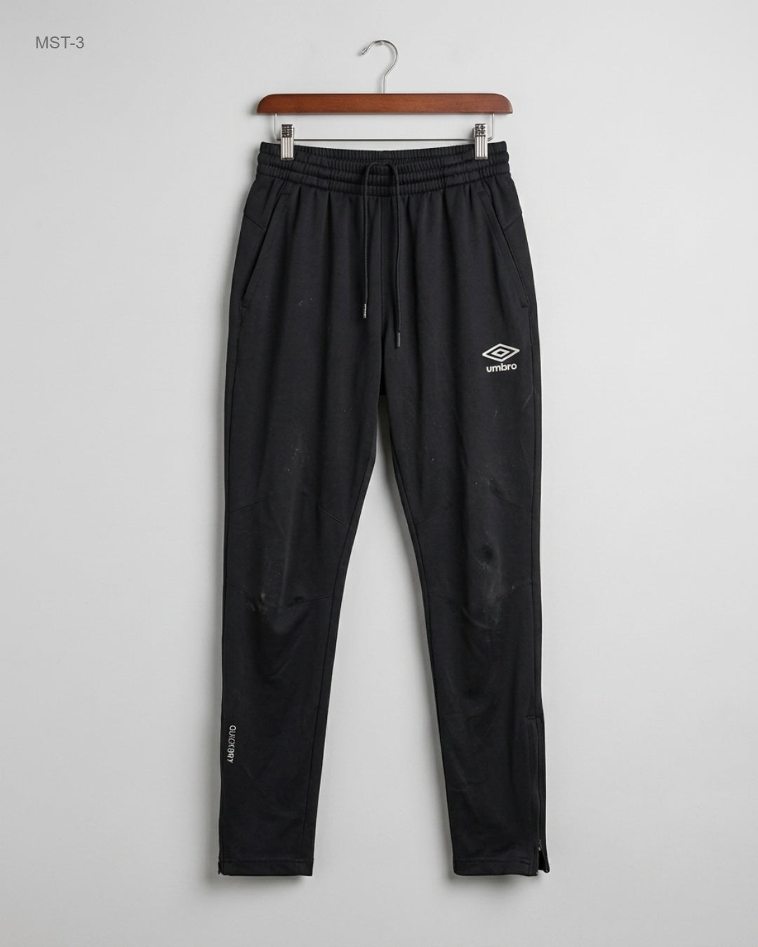 Premium Condition Men Sports Trousers | Preloved Umbro | Black Polyester | Thrift Shop for MENS Peshawar Pakistan | OTS