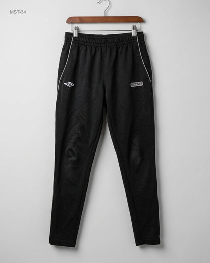 Premium Condition Men Sports Trousers | Preloved Umbro | Black Polyester | Thrift Shop for MENS Lahore Pakistan | OTS