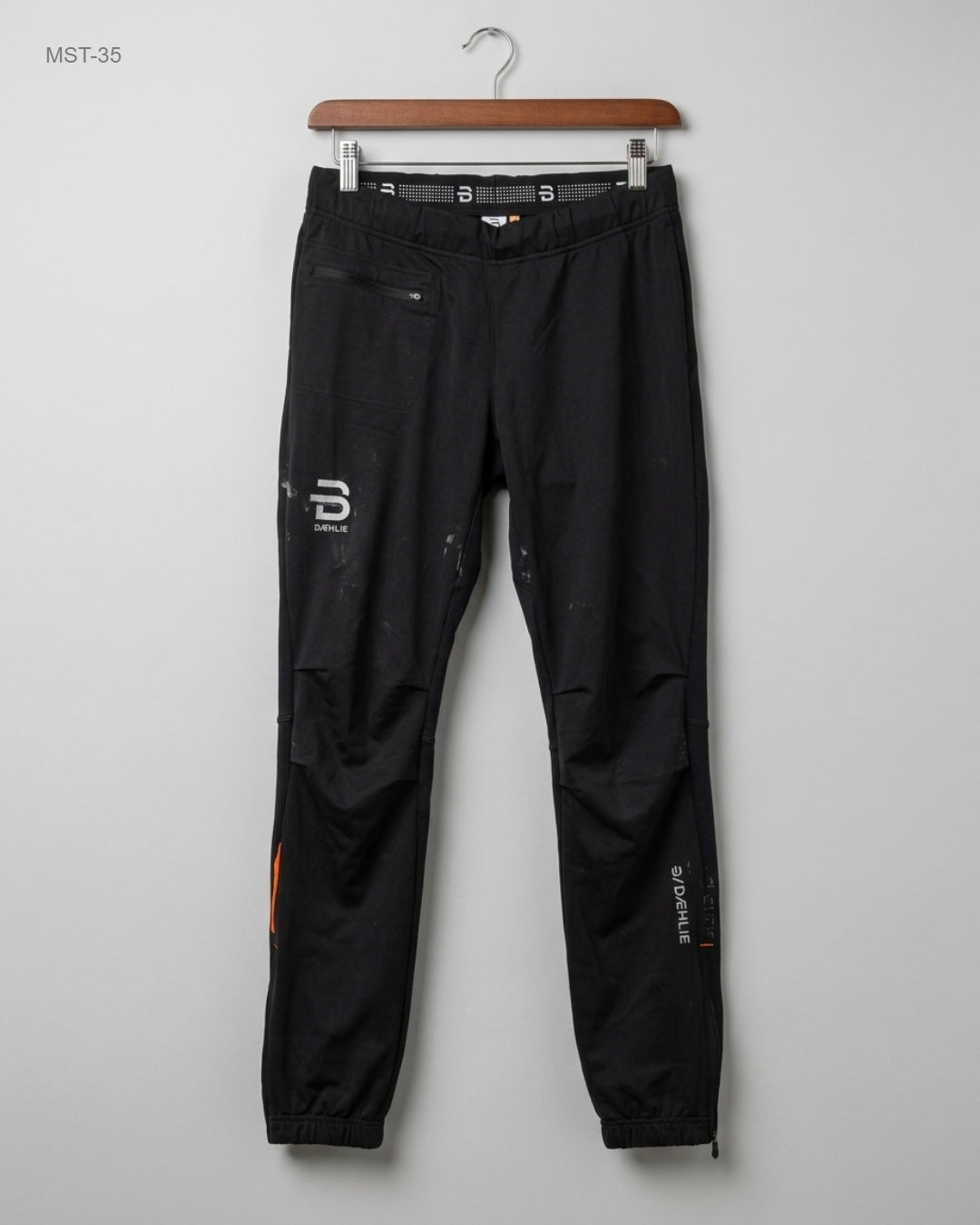 UK Imported secondhand Men Sports Trousers - Unknown brand, Black Polyester, Excellent condition, for MENS - Online Thrift Store Lahore Pakistan