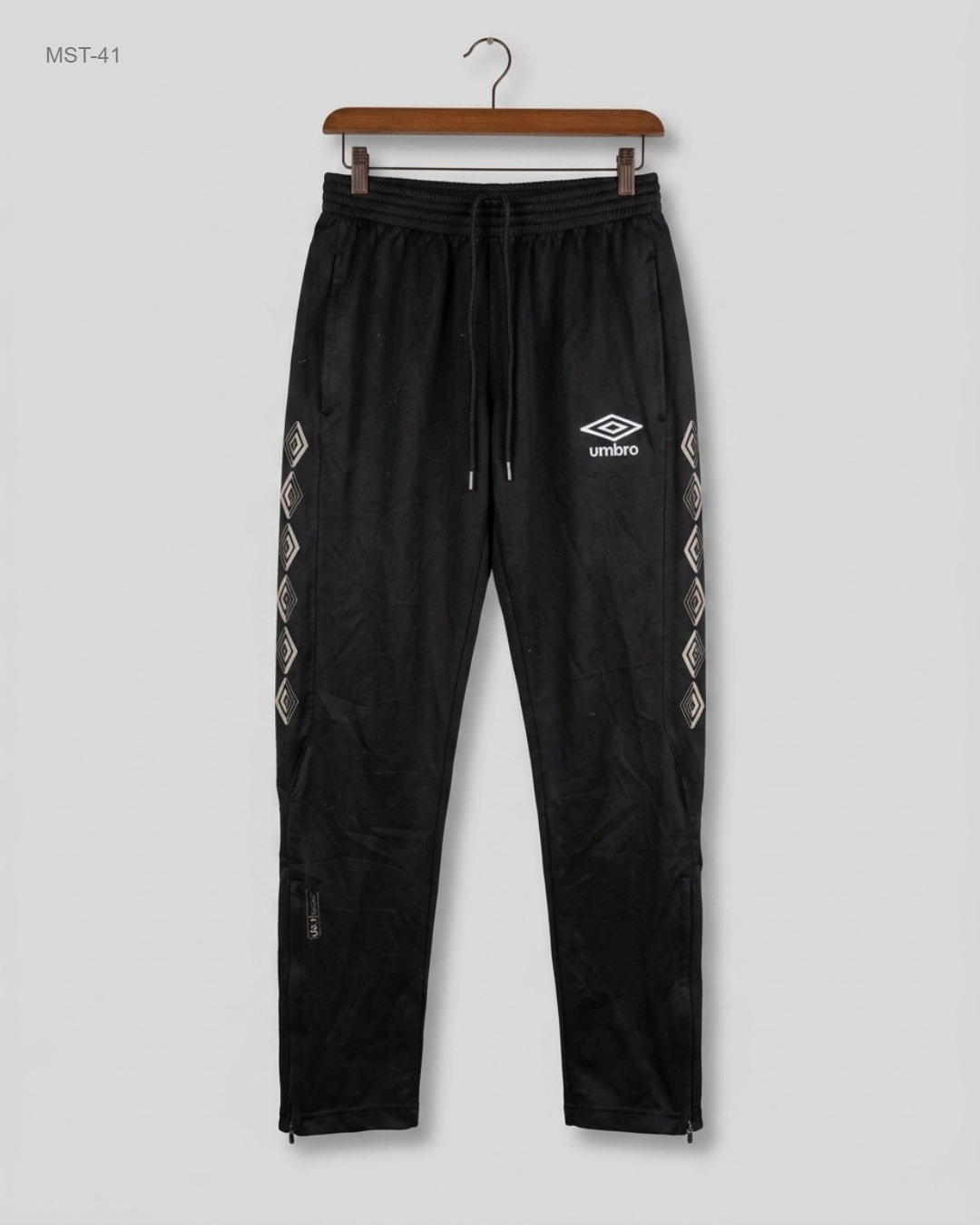 Premium Condition Men Sports Trousers | Preloved UNBRO | Black Polyester | Thrift Shop for MENS Peshawar Pakistan | OTS