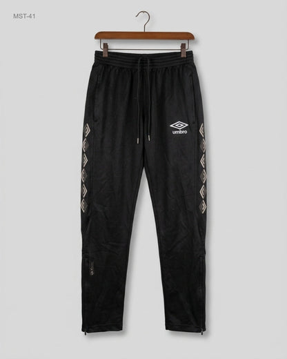 Premium Condition Men Sports Trousers | Preloved UNBRO | Black Polyester | Thrift Shop for MENS Peshawar Pakistan | OTS