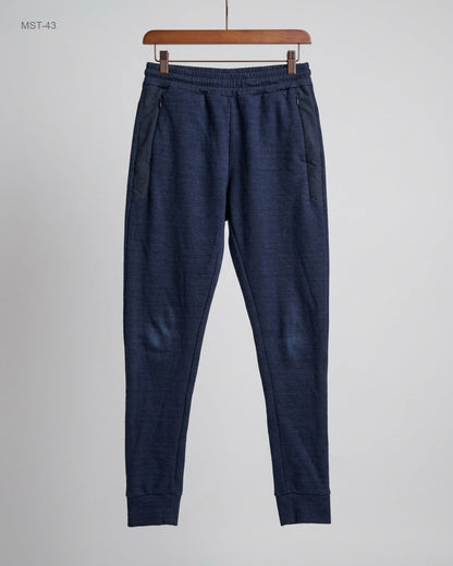 UK Imported secondhand Men Sports Trousers - DUNNES STORES brand, Blue Polyester, Premium condition, for MENS - Online Thrift Store Islamabad Pakistan