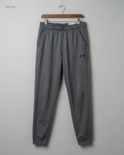 Excellent Condition Men Sports Trousers | Preloved UNDER ARMOUR | Gray Polyester | Thrift Shop for MENS Karachi Pakistan | OTS