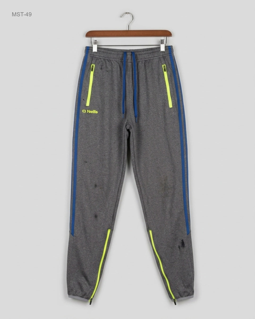 Secondhand Branded Men Sports Trousers by O NEILLS, Gray Polyester fabric, Excellent condition, for MENS - Online Thrift Shop Karachi Pakistan