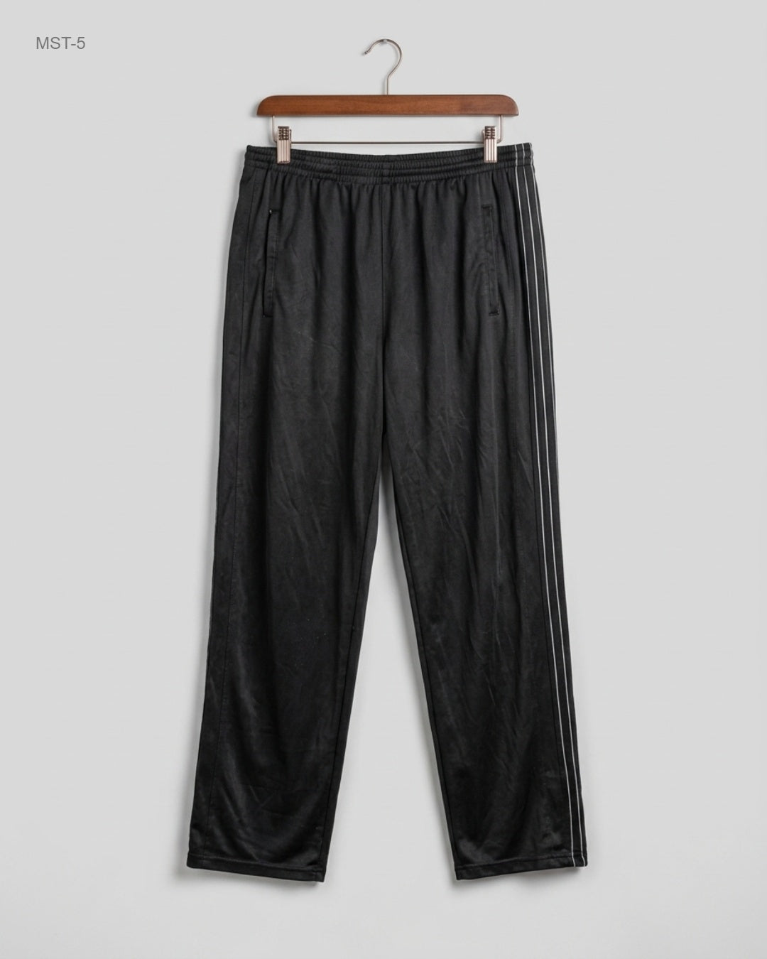 UK Imported secondhand Men Sports Trousers - CUT LABEL brand, Blue Polyester, Premium condition, for MENS - Online Thrift Store Peshawar Pakistan