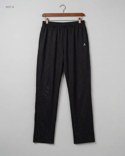 Shop Premium Men Sports Trousers by CUT LABEL | Preloved Branded Clothes | Black Polyester | MENS | OTS Thrift Store Islamabad Pakistan
