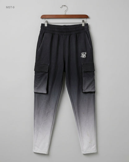 Preloved Good Men Sports Trousers by SIKSILK, Black Polyester for MENS - OTS Thrift Shop Islamabad Pakistan