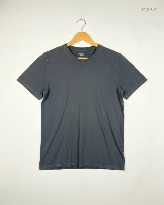 UK Imported secondhand Mens Tshirts - Next brand, Black Cotton, Premium condition, for Men - Online Thrift Store Islamabad Pakistan
