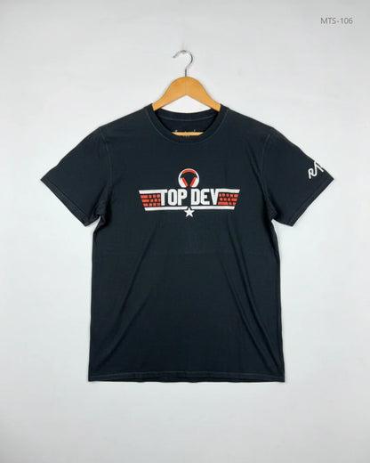 Preloved Excellent Mens Tshirts by GILDAN, Black Cotton for Men - OTS Thrift Shop Karachi Pakistan