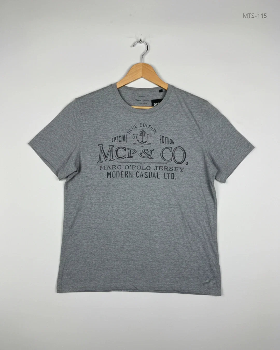 Premium Condition Mens Tshirts | Preloved Marc o Polo | Gray Cotton | Thrift Shop for Men Peshawar Pakistan | OTS