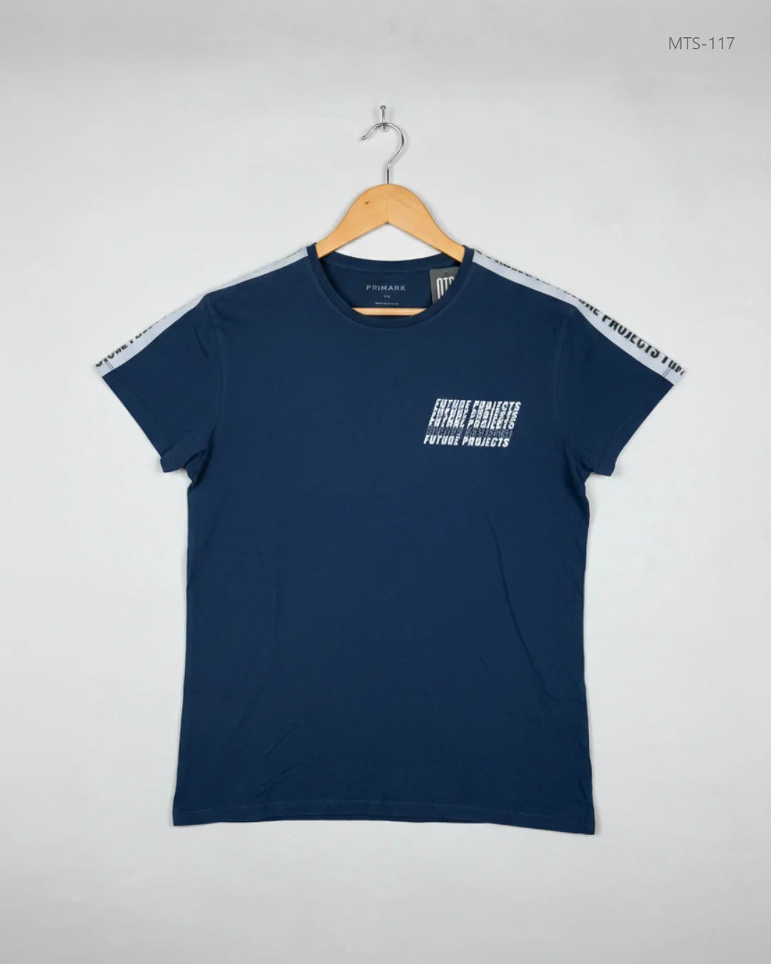Mens Tshirts | Primark | Preloved Branded | Blue Cotton | Premium | OTS Thrift Store Lahore Pakistan