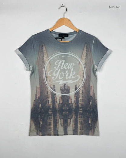 Secondhand Branded Mens Tshirts by River Island, Grey Cotton fabric, Premium condition, for Men - Online Thrift Shop Lahore Pakistan