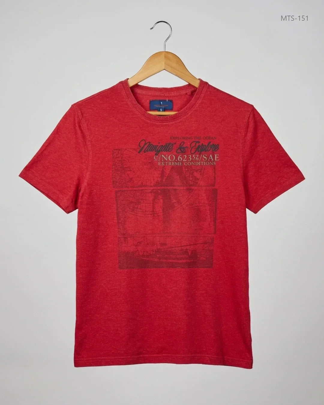 Mens Tshirts | CANDA | Preloved Branded | Red Cotton | Premium | OTS Thrift Store Islamabad Pakistan