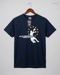 Mens Tshirts | B&C | Preloved Branded | Blue Cotton | Premium | OTS Thrift Store Peshawar Pakistan