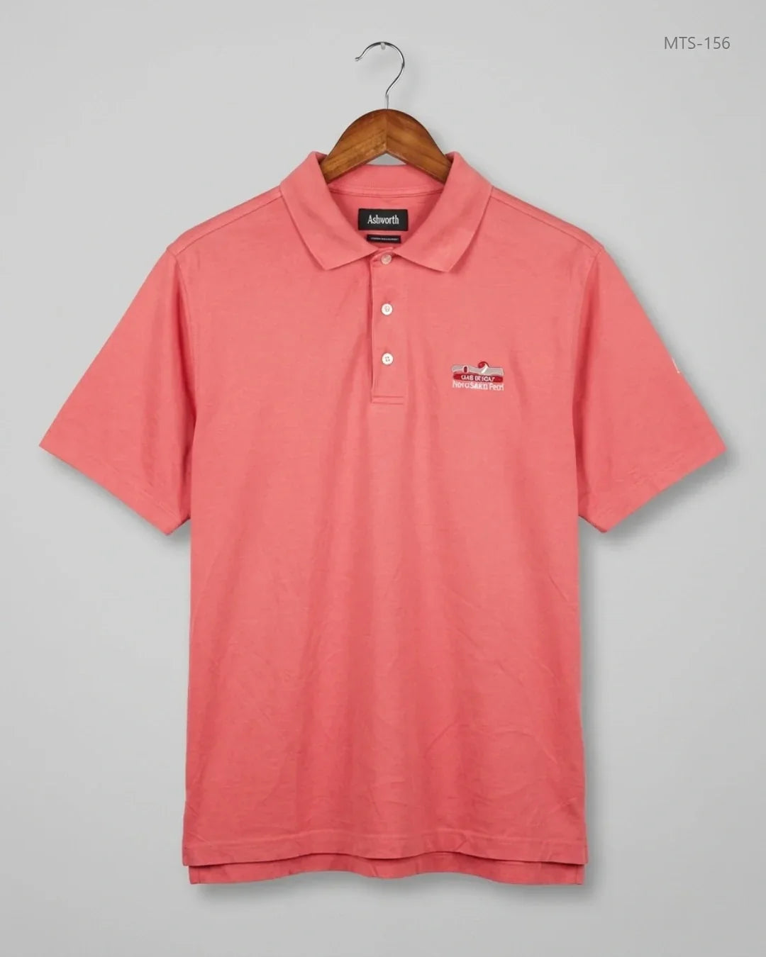 Mens Tshirts | ASHWORTH | Preloved Branded | Pink Cotton | Excellent | OTS Thrift Store Lahore Pakistan