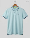 Secondhand Branded Mens Tshirts by GONE SURFIN, Cyan Cotton fabric, Excellent condition, for Men - Online Thrift Shop Karachi Pakistan