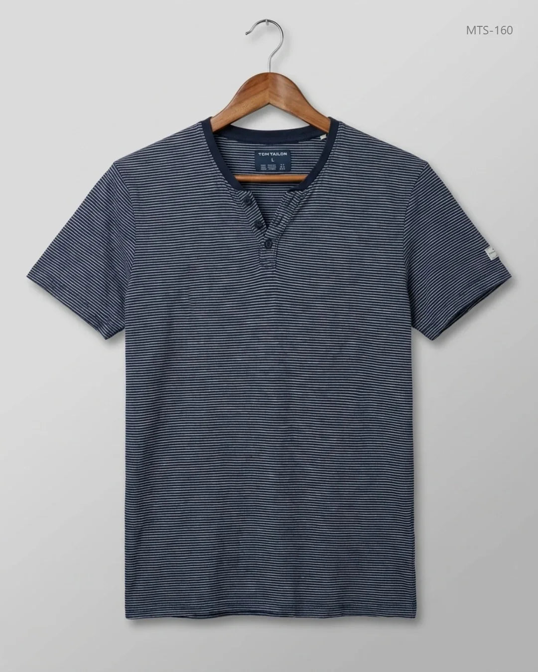 UK Imported secondhand Mens Tshirts - TOM TAILOR brand, Blue Cotton, Premium condition, for Men - Online Thrift Store Lahore Pakistan