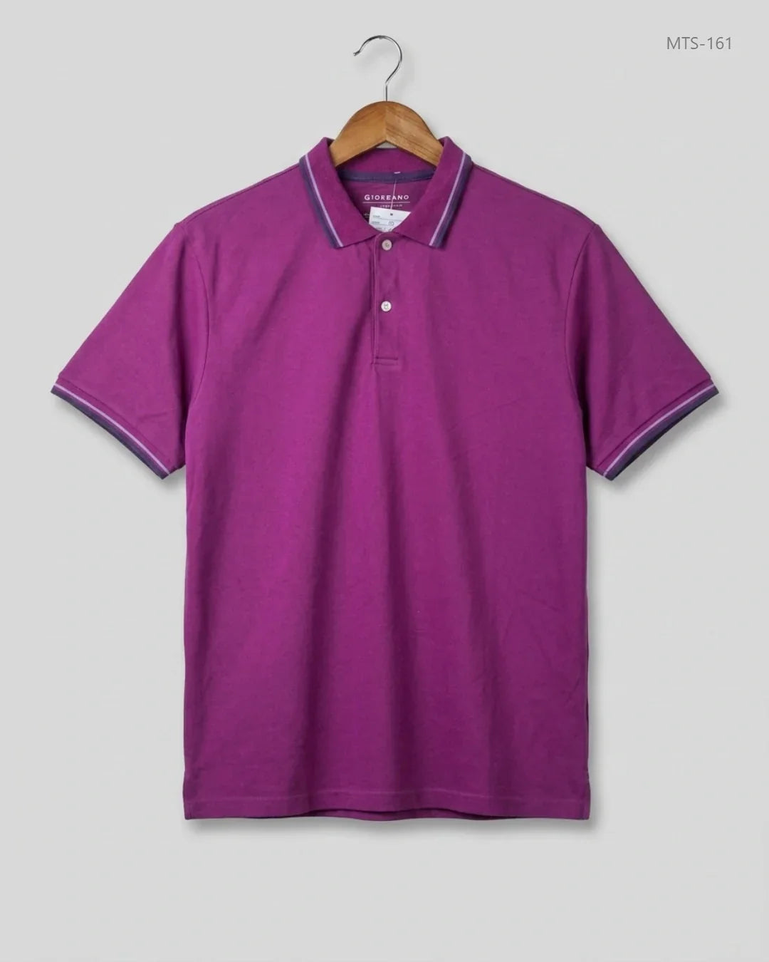 UK Imported secondhand Mens Tshirts - GIORDANO brand, Purple Cotton, Premium condition, for Men - Online Thrift Store Karachi Pakistan