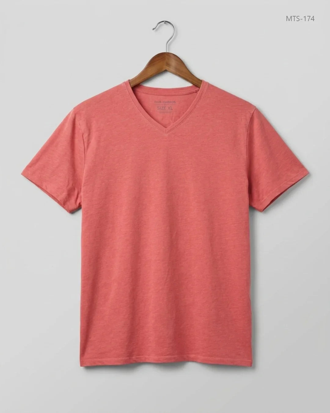 Preloved Premium Mens Tshirts by JEAN PASCALE, Pink Cotton for Men - OTS Thrift Shop Peshawar Pakistan