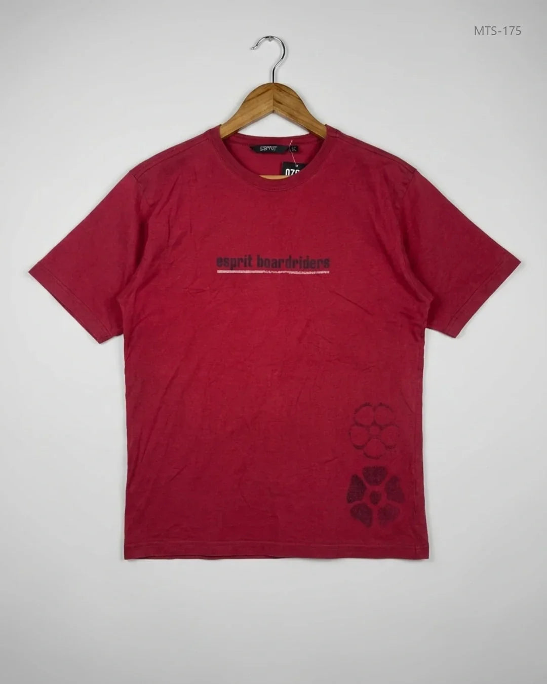 Preloved Premium Mens Tshirts by SPRIT, Red Cotton for Men - OTS Thrift Shop Peshawar Pakistan