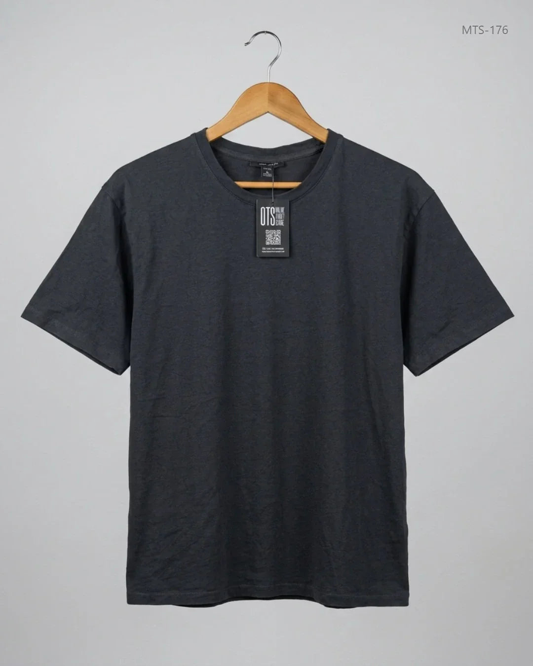 Secondhand Branded Mens Tshirts by SMOG, Black Cotton fabric, Excellent condition, for Men - Online Thrift Shop Peshawar Pakistan