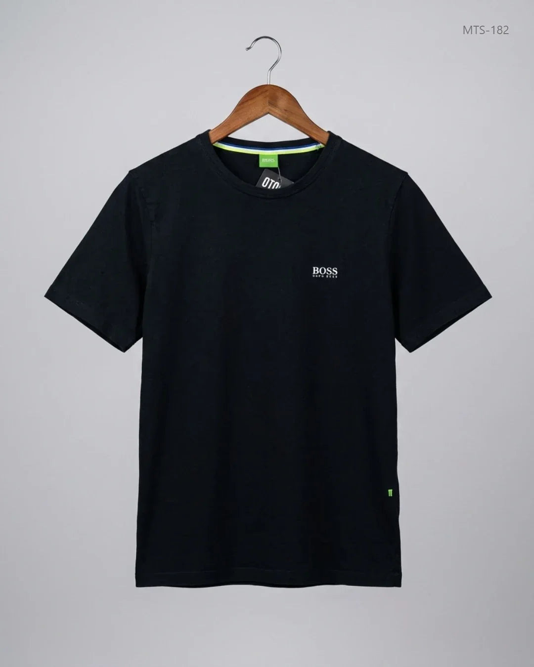 Mens Tshirts | BOSS | Preloved Branded | Black Cotton | Premium | OTS Thrift Store Islamabad Pakistan