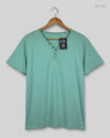 Preloved Excellent Mens Tshirts by JEAN PASCALE, Cyan Cotton for Men - OTS Thrift Shop Peshawar Pakistan