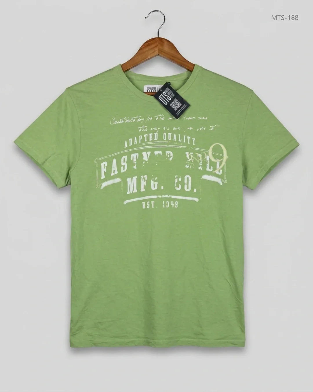 Preloved Premium Mens Tshirts by L.O.G.G, Green Cotton for Men - OTS Thrift Shop Peshawar Pakistan