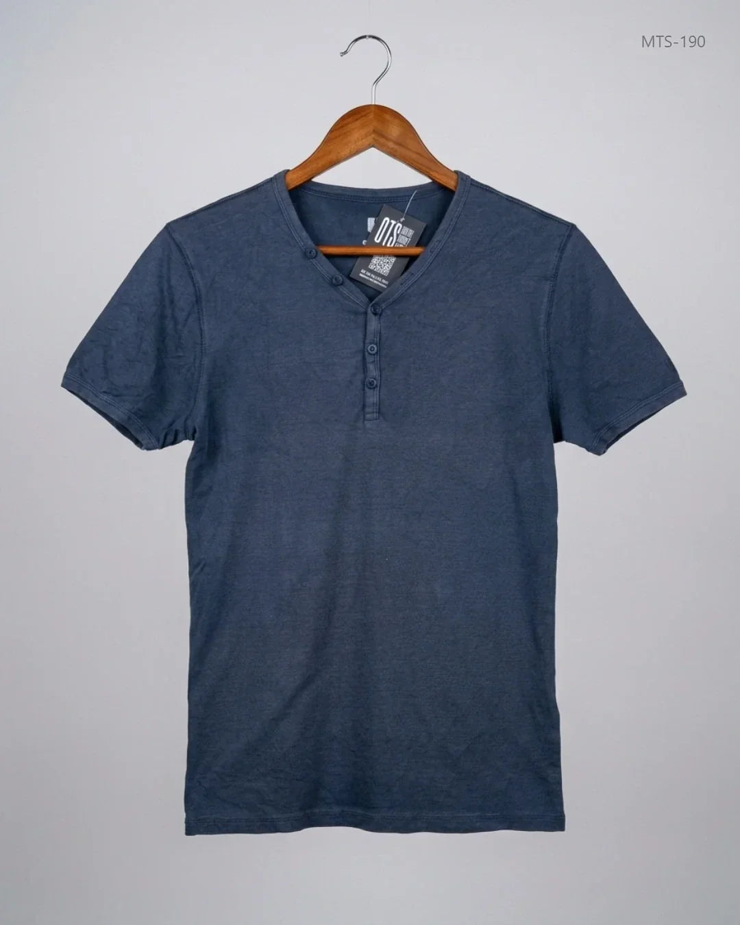 Mens Tshirts | GARCIA | Preloved Branded | Blue Cotton | Premium | OTS Thrift Store Karachi Pakistan