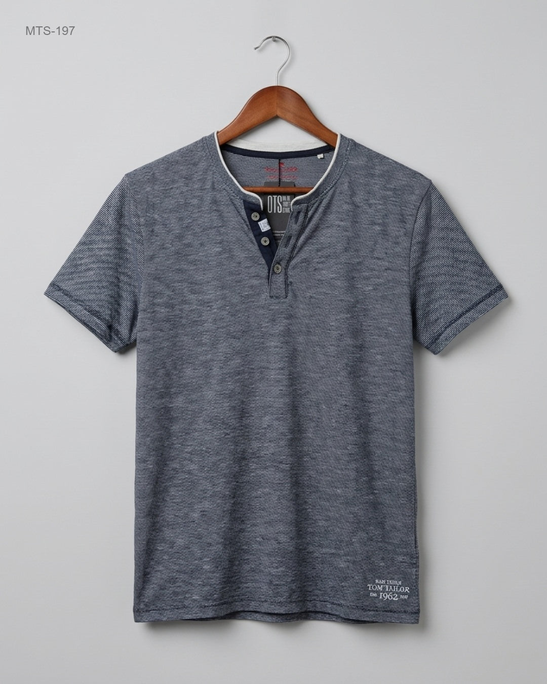 Secondhand Branded Mens Tshirts by TOM TAILOR, Blue Cotton fabric, Premium condition, for Mens - Online Thrift Shop Lahore Pakistan