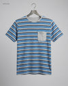 Shop Excellent Mens Tshirts by AVENUE | Preloved Branded Clothes | Blue Cotton | Mens | OTS Thrift Store Karachi Pakistan