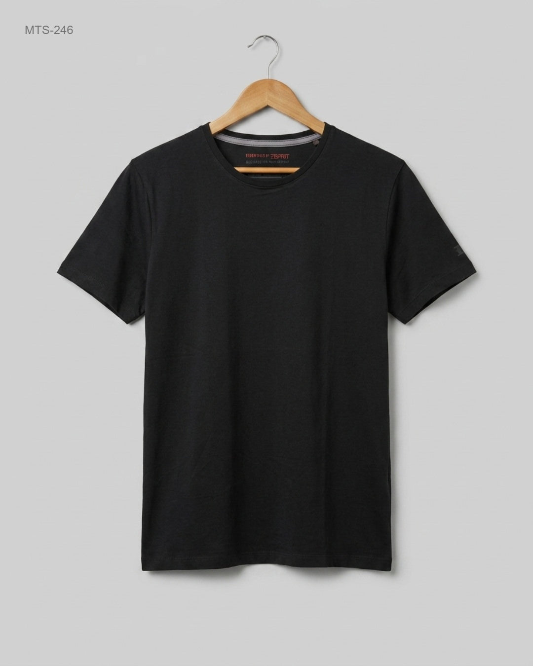 Preloved Premium Mens Tshirts by SPRIT, Black Cotton for Mens - OTS Thrift Shop Lahore Pakistan