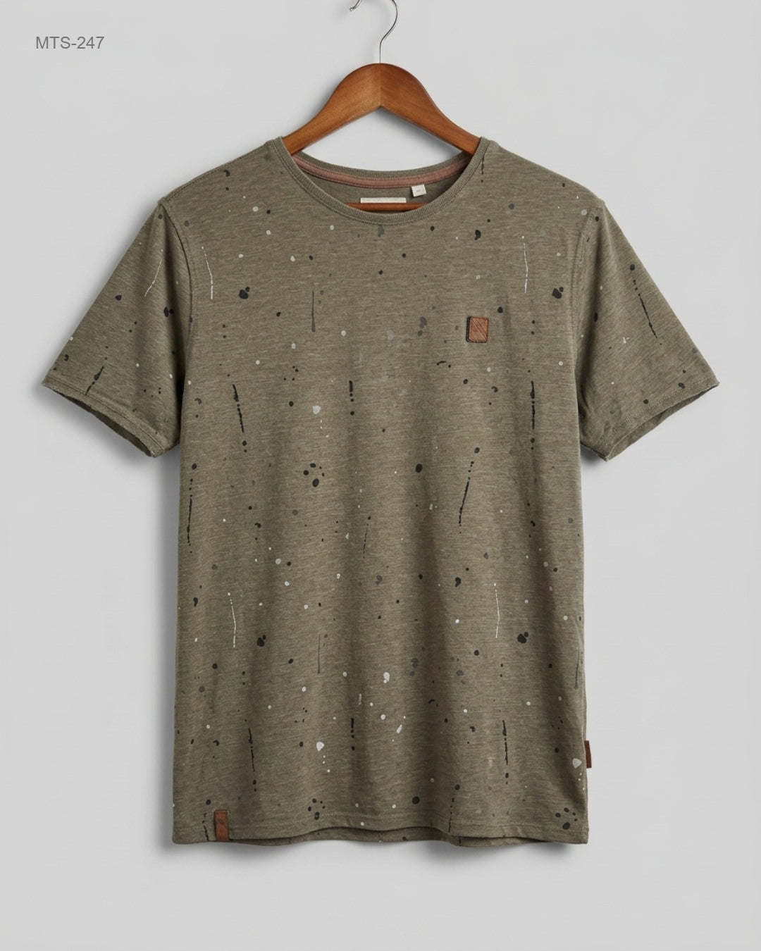 Secondhand Branded Mens Tshirts by NAKETANO, Brown Cotton fabric, Premium condition, for Mens - Online Thrift Shop Lahore Pakistan