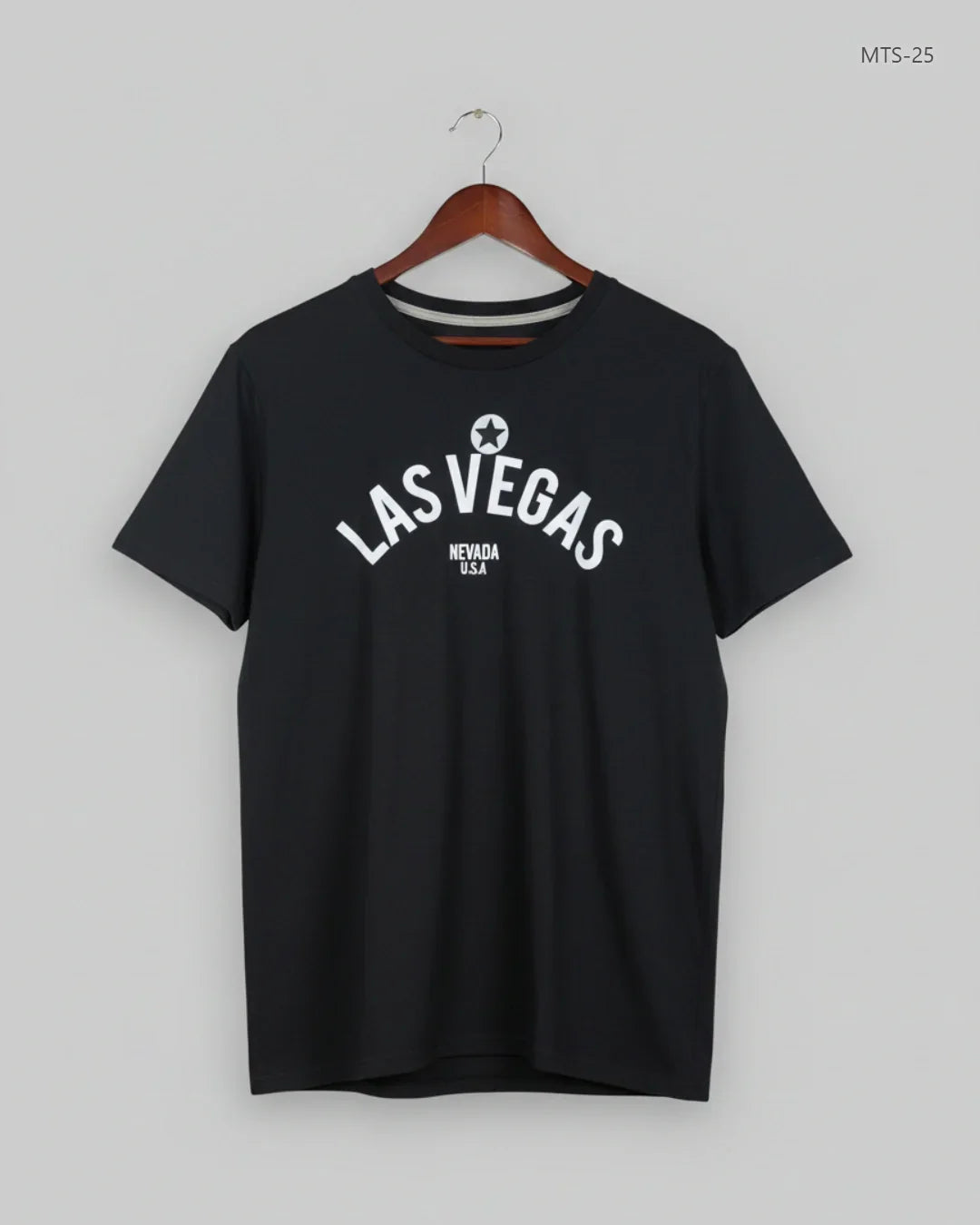 Mens Tshirts | Las Vegas | Preloved Branded | Black Cotton | Premium | OTS Thrift Store Peshawar Pakistan