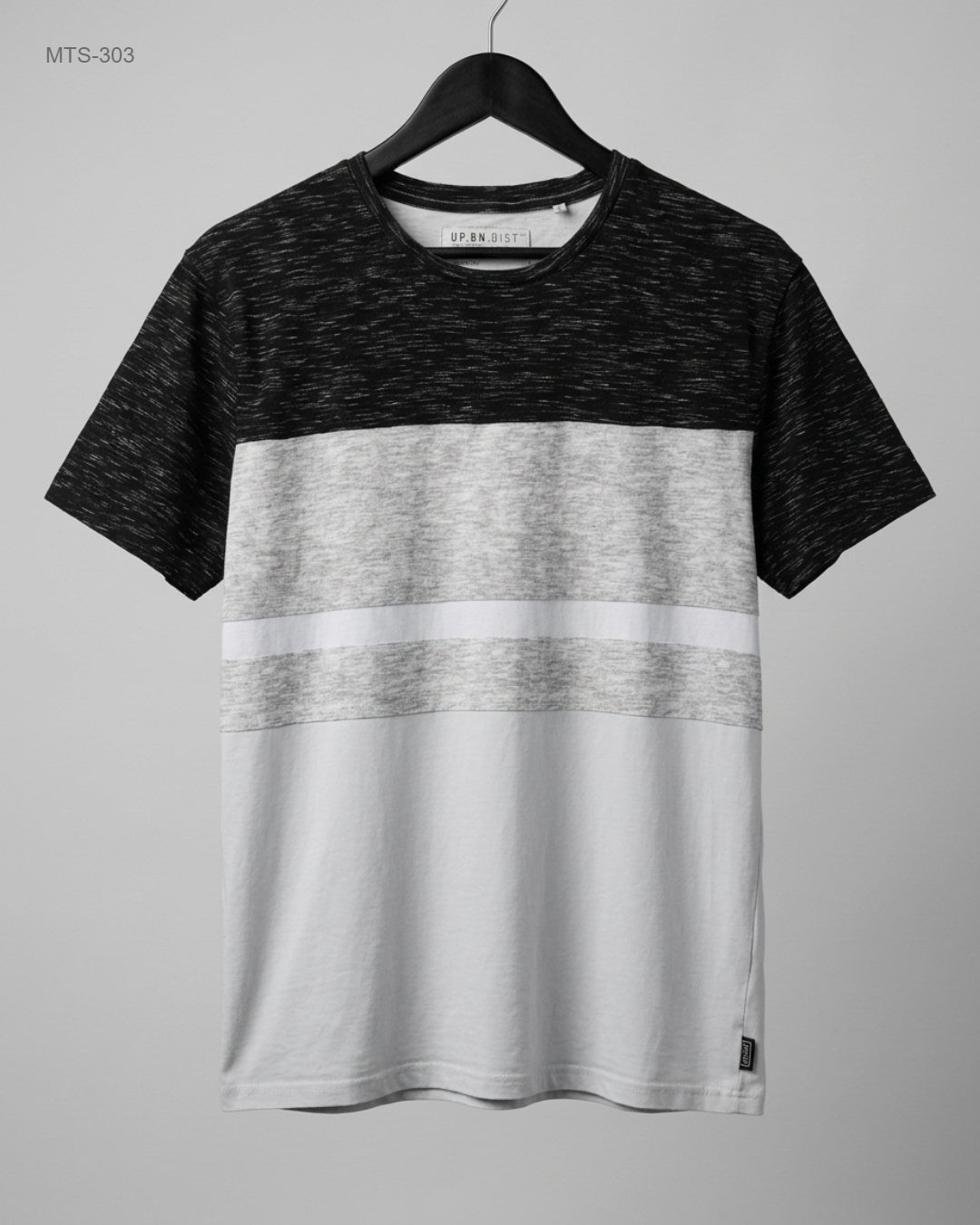 Preloved Excellent Mens Tshirts by URBN DIST, Black & White Cotton for Mens - OTS Thrift Shop Lahore Pakistan