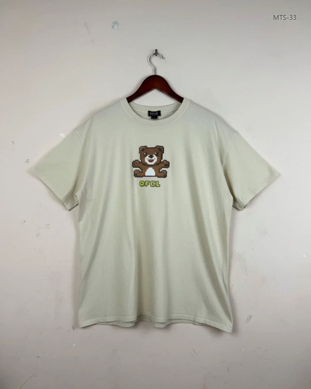 Mens Tshirts | MANGO | Preloved Branded | Beige Cotton | Good | OTS Thrift Store Karachi Pakistan