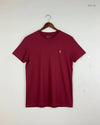 UK Imported secondhand Mens Tshirts - AllSaints brand, MAROON Cotton, Premium condition, for Men's - Online Thrift Store Lahore Pakistan