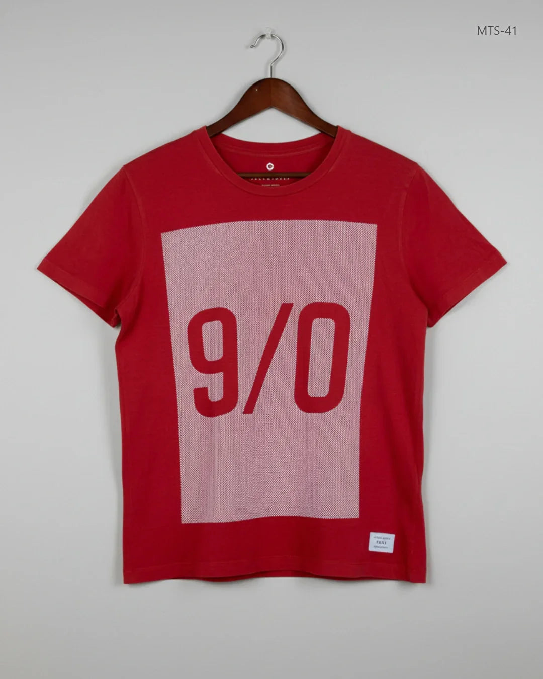 Preloved Premium Mens Tshirts by Jack & Jones, Red Cotton for Men's - OTS Thrift Shop Karachi Pakistan